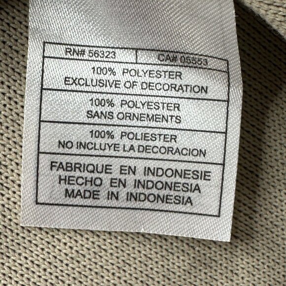 Texas A&M Aggies Nike Sweater Vest Men M Beige Knit Performance Pullover V-Neck - Picture 6 of 12